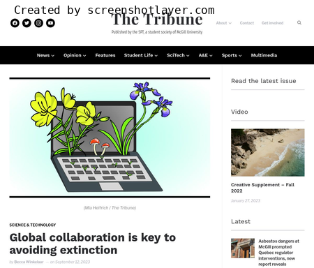 Global collaboration is key to avoiding extinction